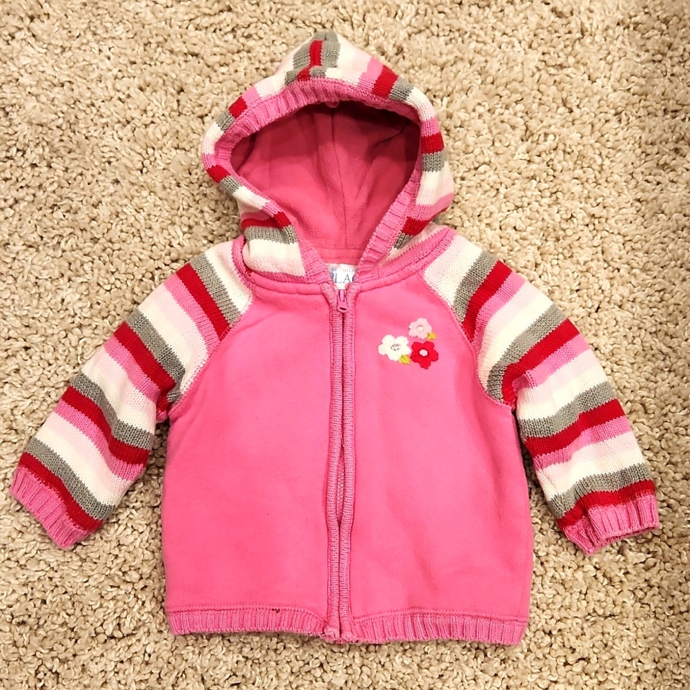 Children's Place Girls Zip Up Hoodie size 12 mo